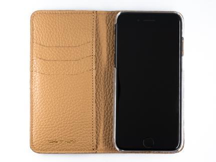 maf pinto アイフォーンケース 本革 日本製 (iPhone SE 第2世代 ／ 8 ／ 7, ) ADRIA LINE 【カプチーノ】