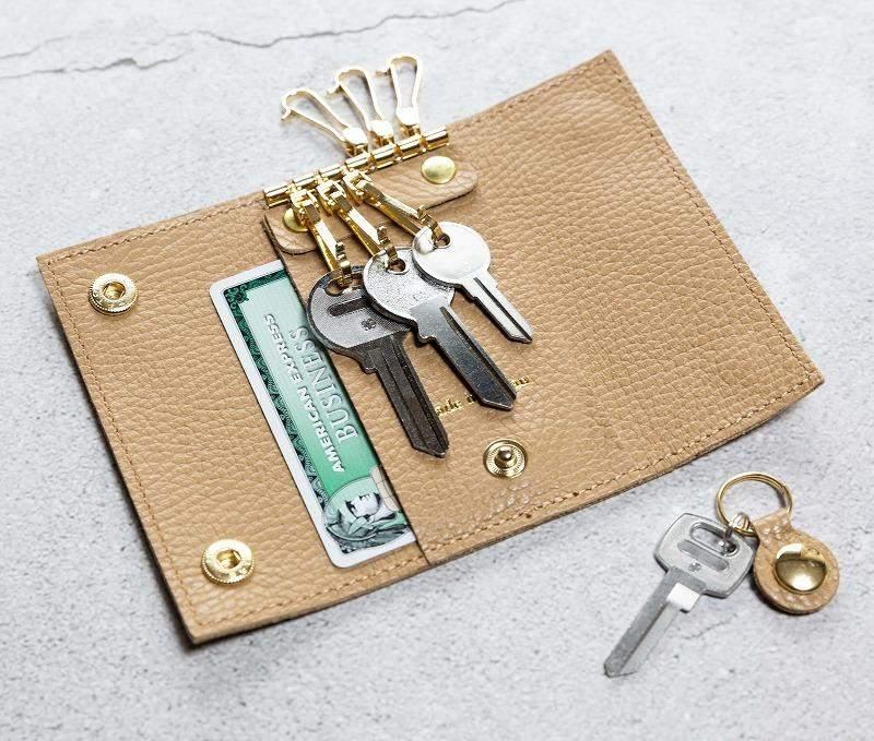 maf pinto (マフ ピント) キーケース カプチーノ ADRIA LINE レザー 本革 日本製