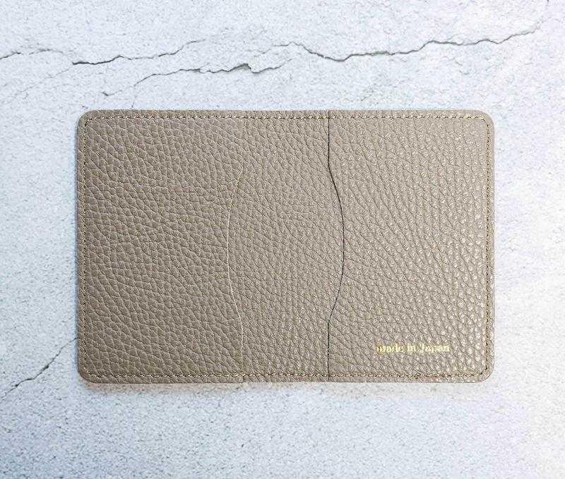 maf pinto (マフ ピント) レザーカードケース クリアポケット トープ ADRIA LINE 本革 日本製