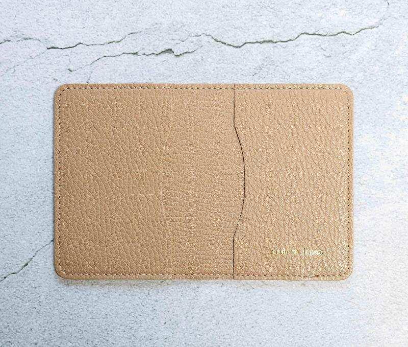 maf pinto (マフ ピント) レザーカードケース クリアポケット カプチーノ ADRIA LINE 本革 日本製