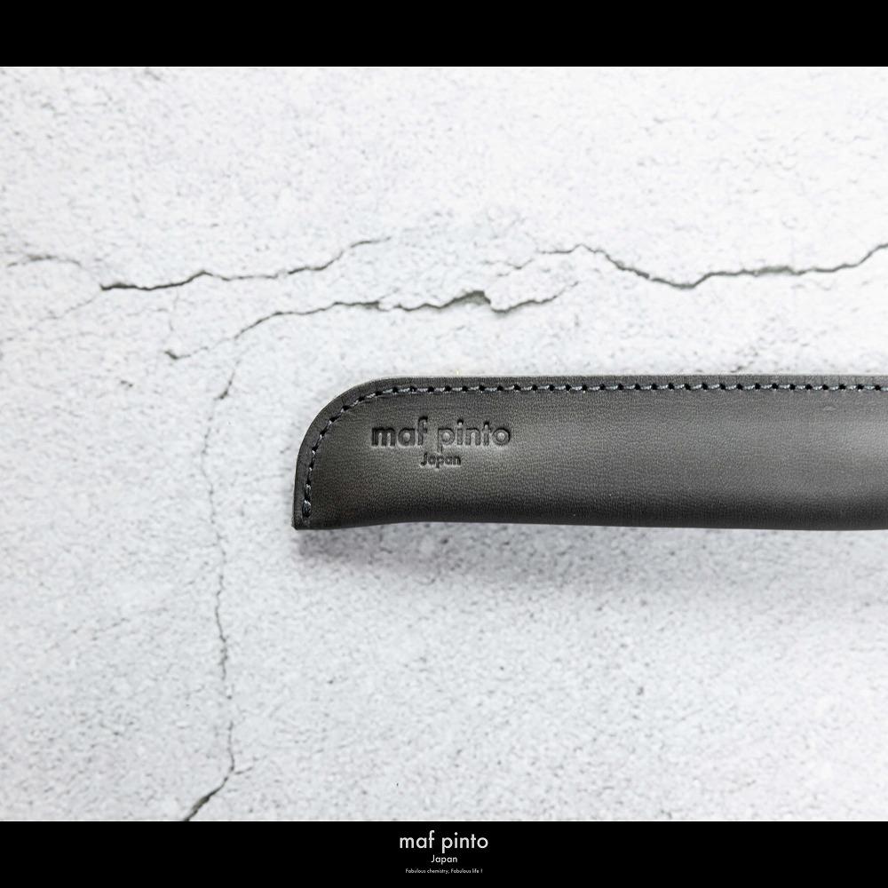 maf pinto(マフ ピント) ペンケース １本差し ペンシース 万年筆 筆箱 グレー レザー 本革 日本製
