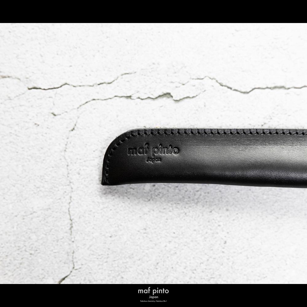 maf pinto(マフ ピント) ペンケース １本差し ペンシース 万年筆 筆箱 ブラック レザー 本革 日本製