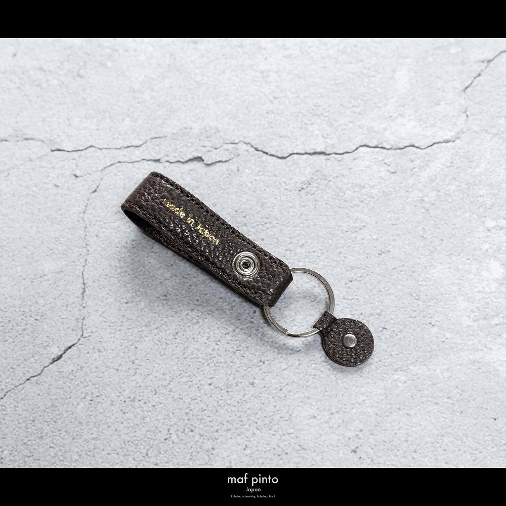 maf pinto (マフ ピント)ストラップ キーリング キーホルダー キーケース チョコレート ADRIA LINE レザー 本革 日本製