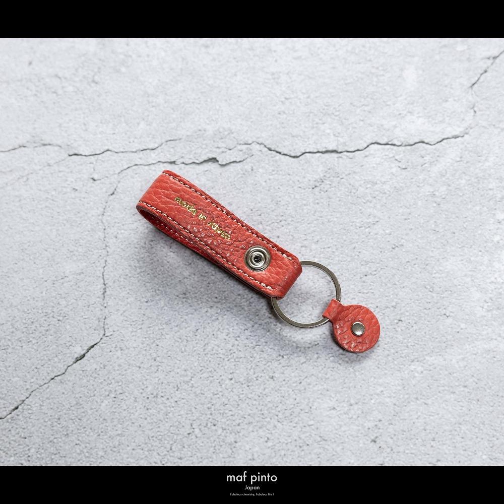 maf pinto (マフ ピント)ストラップ キーリング キーホルダー キーケース フレッシュレッド ADRIA LINE レザー 本革 日本製