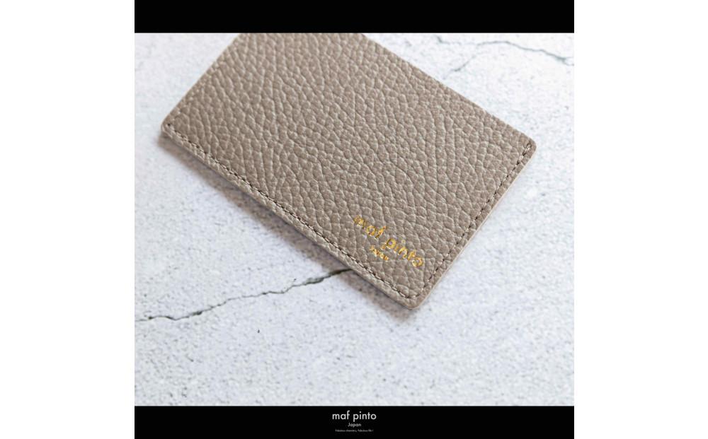 maf pinto (マフ ピント) カードケース 1枚 免許証 マイナンバーカード 薄型 スリム トープ ADRIA LINE レザー 本革 日本製