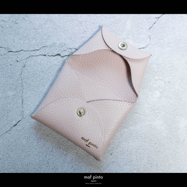 maf pinto (マフ ピント) ミニ財布 コンパクト ウォレット 小型 小銭入れ カードケース レザー 本革 54ライトピンク