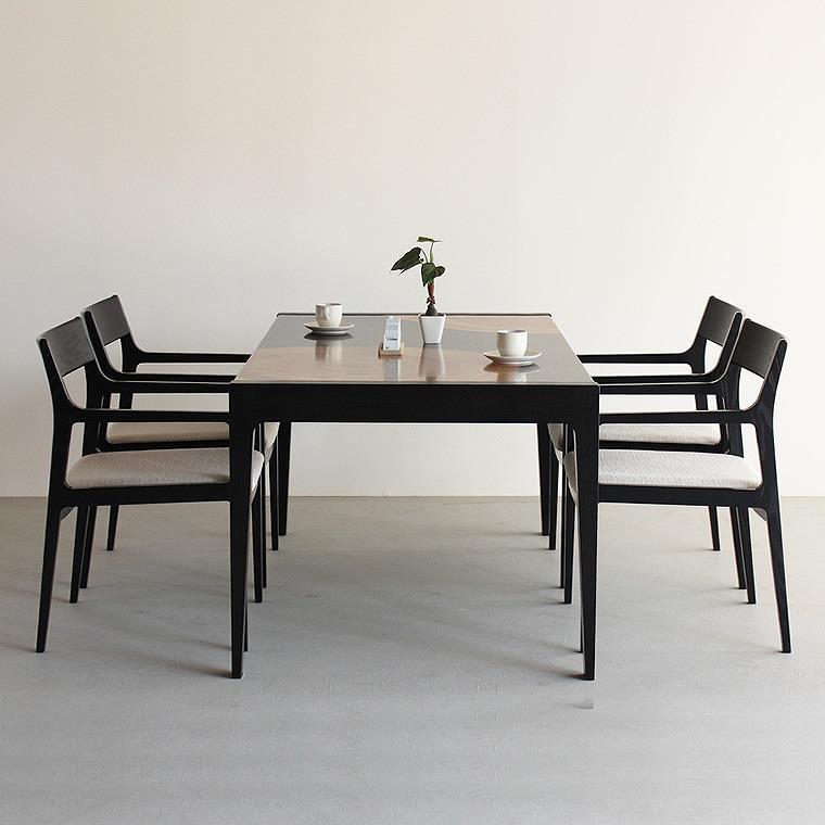 ダイニング5点セット　KUSU　160×85×70ｃｍ WAプラス　大川市