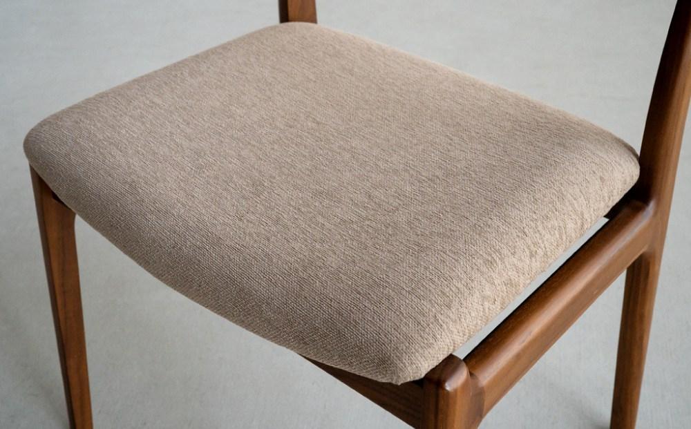 ダイニングチェア　パイク肘無WN　ウォールナット　無垢材　大川家具