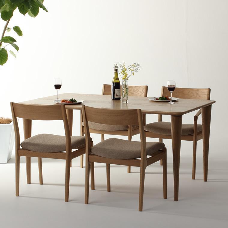 ダイニングテーブル　PICO-ho　150×85×70cm　ホワイトオーク　WAプラス　大川市　