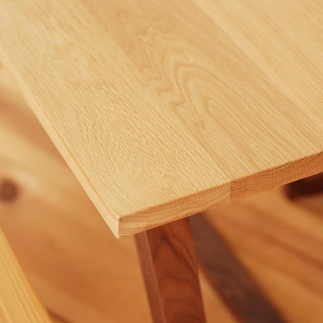 ダイニングテーブル　MIYABIO　オーク無垢　160ｘ80ｘ72　大川市