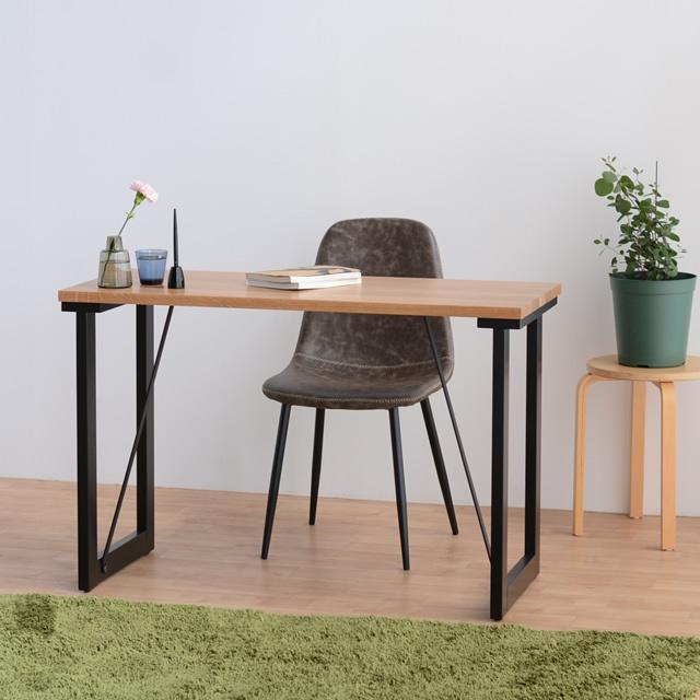 無垢のオーダーデスク　110×50　オーク材　テレワーク　パソコン　リモート