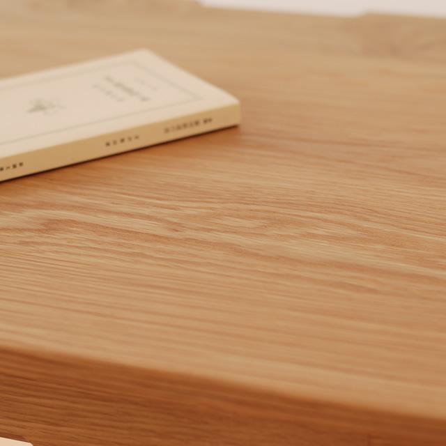 ライトデスク 120×50×72cm オーク無垢材 テレワーク パソコン リモート