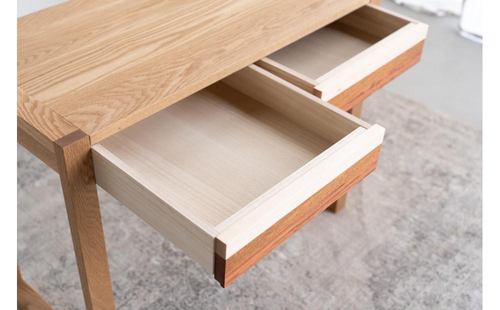 コンパクトデスク パステル PASTEL W90 90×45×70 オーク無垢材 ワークデスク 机 WAプラス 大川市