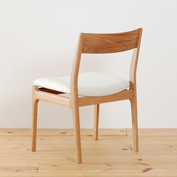 ダイニングチェア オーク無垢材 肘無 TS-10HO WAプラス 大川市