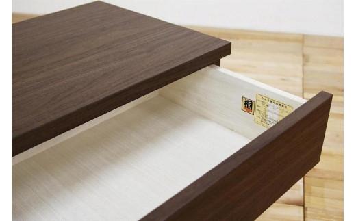 クローゼット チェスト 幅80 5段 奥行55 ウォールナット色 タンス 押入れ収納 衣類収納 桐 箪笥 大川家具 丸田木工 フィット