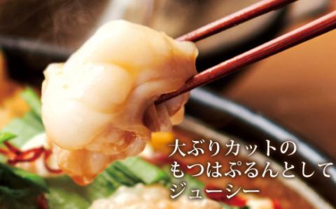 専門店の味をご家庭で♪博多もつ鍋 こく味噌味（3-4人前）【博多もつ鍋やまや】