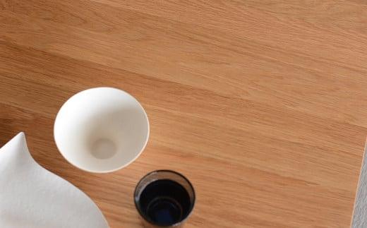 福岡県大川市 オーク 無垢 ダイニングテーブル 幅150 オイル塗装