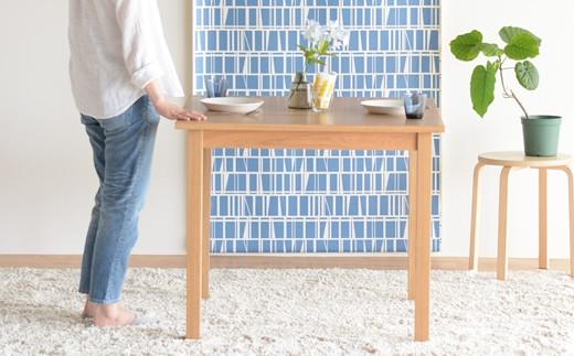 オーク 無垢 ダイニングテーブル DTジャンブル03 幅85 ウレタン塗装