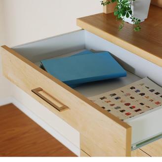 Rank ランク 75チェスト 幅75 高さ150 ヨーロピアンメープルのナチュラルチェスト