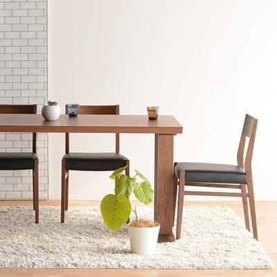 DT09 ウレタン DC01 オールマイティブラック ウォールナット 5点 ダイニングセット