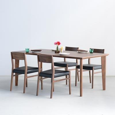 DTMM01-02 DC01 オールマイティブラック ウォールナット 5点 ダイニングセット