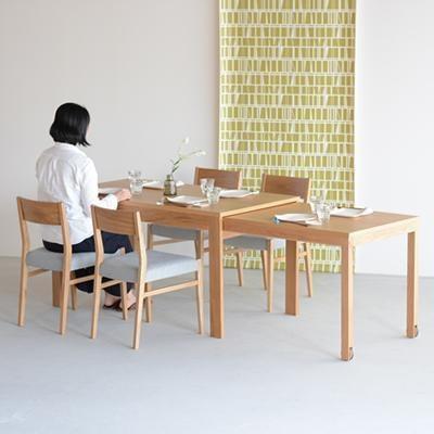 DT06 ウレタン DC01 アネルカグレー オーク 5点 伸張式 ダイニングセット