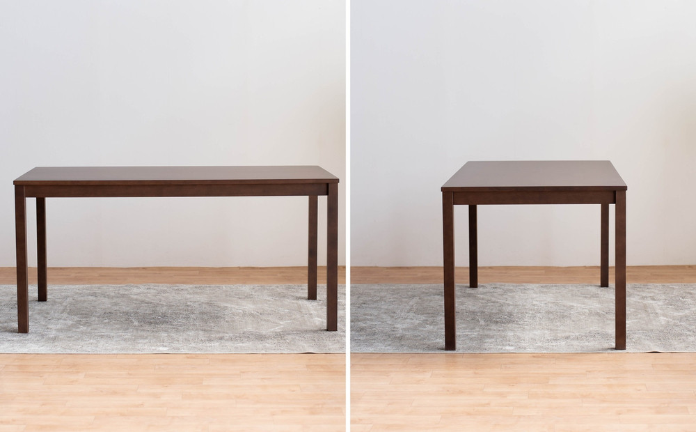 DTジャンブル01 ダイニングテーブル 150 ビーチ ウォールナットブラウン 単品