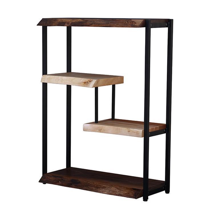 違い棚シェルフ【デルタ】 ウォールナット×トチ