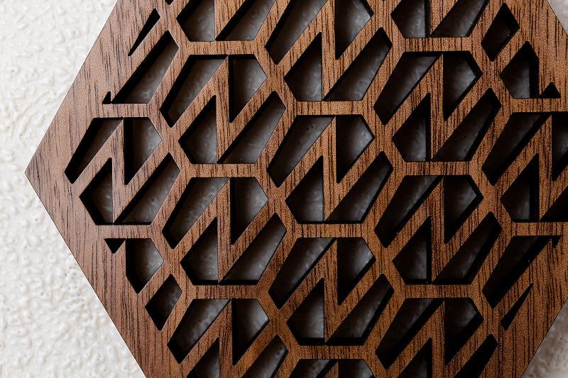 大川組子×大川家具スペシャルアドバイザー コラボ コースターセット（２枚組）