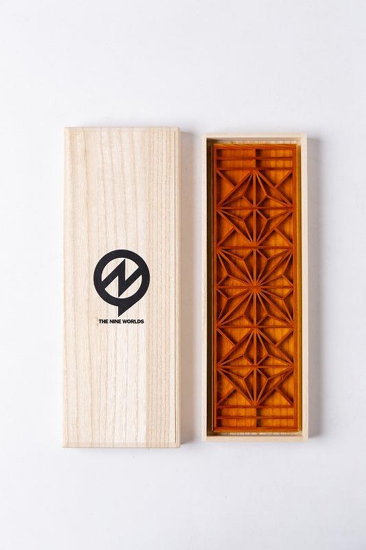 大川組子×大川家具スペシャルアドバイザー コラボ ガラス皿