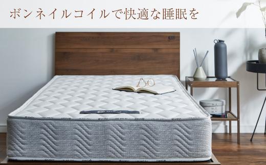 シングルサイズ 国産ボンネルコイルマットレス グランジーナ【ブラック】
