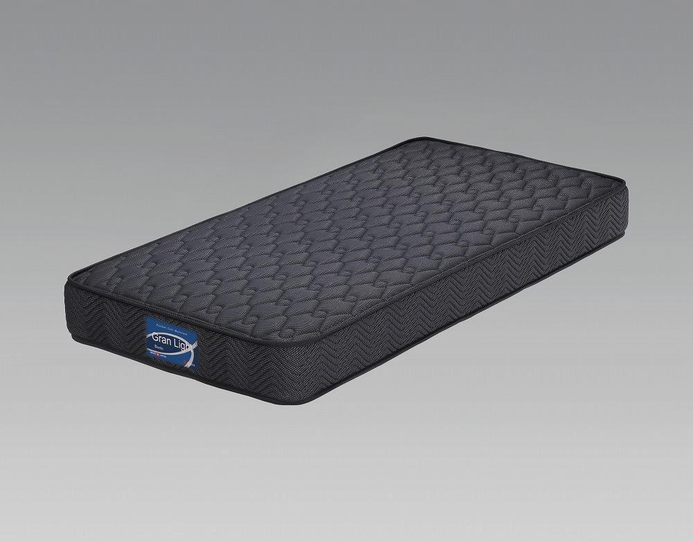 ※2025年12月19日以降出荷予定※セミシングルサイズ 80cm幅 国産ポケットコイル マットレス グランライトベーシック【ブラック】