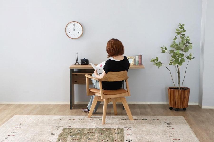 東馬家具 センダン シンプルデスク（左右兼用）