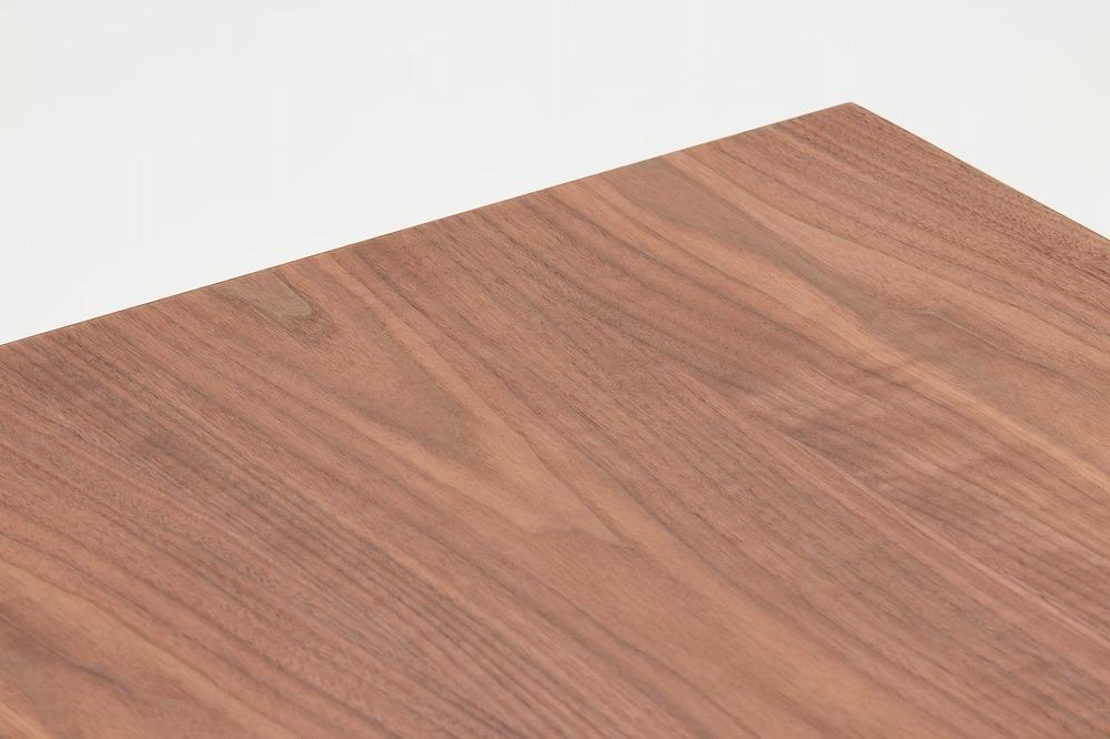 パソコンデスク シンプル デスク WAAKdesk TypeA 120 天板ウォールナット | 脚ホワイト