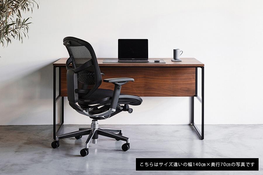 パソコンデスク リモートワーク ウォールナット 120×60 WAAKstation2WN 1206