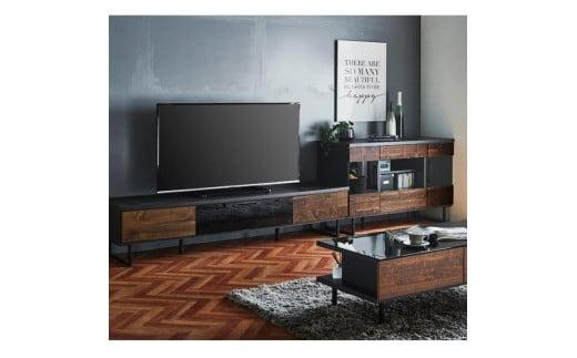 テレビボード幅175☆木目調 ブルックリンスタイル アイアン　カラー：BR