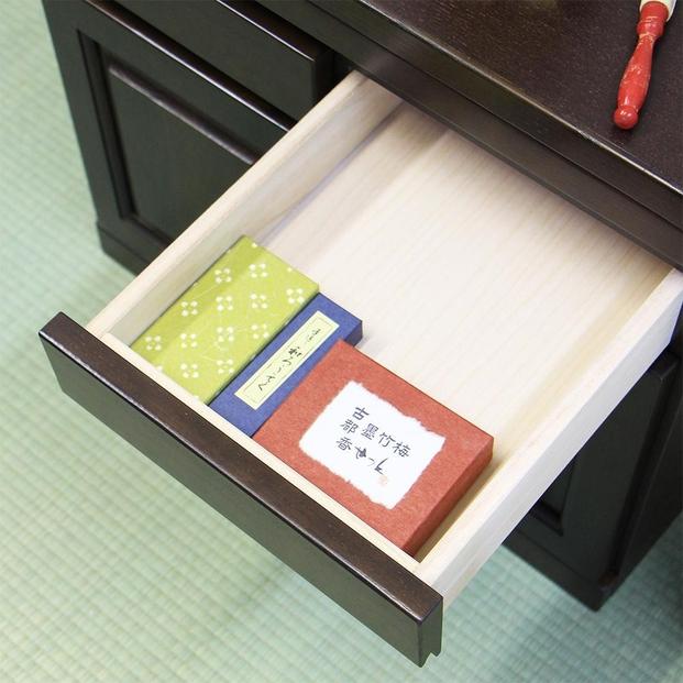 仏壇台 仏壇下台 お仏壇 大川家具 完成品 60cm 幅60cm ミニ仏壇 小型仏壇 日本製 AKBU-01-60L ブラウン