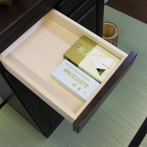 仏壇台 仏壇下台 お仏壇 大川家具 完成品 60cm 幅60cm ミニ仏壇 小型仏壇 日本製 AKBU-01-60H ブラウン