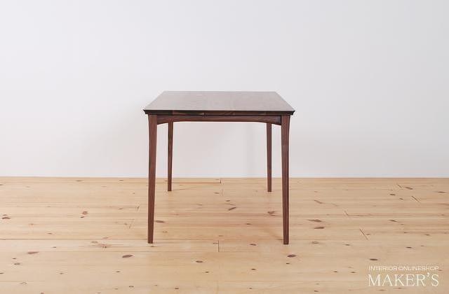 タイド　ダイニングテーブル　150×80　ウォルナット無垢【大川市・辻製作所】