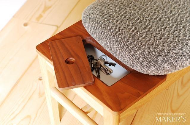 カレン 玄関ベンチ オーク ウォールナット 無垢材【福岡県・辻製作所】