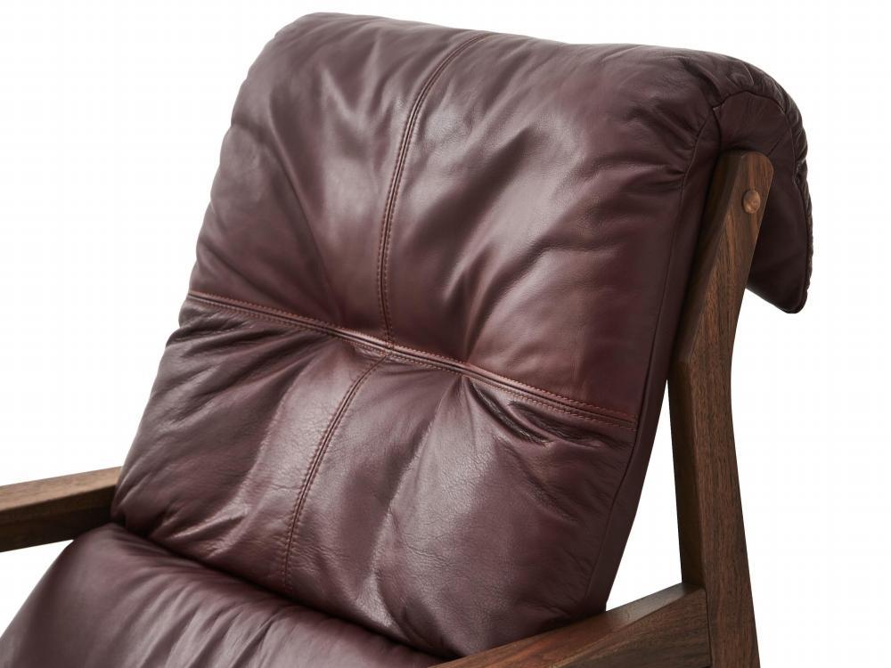 【開梱設置】MARUSHO モルビド 1人掛けソファー ワインレッド