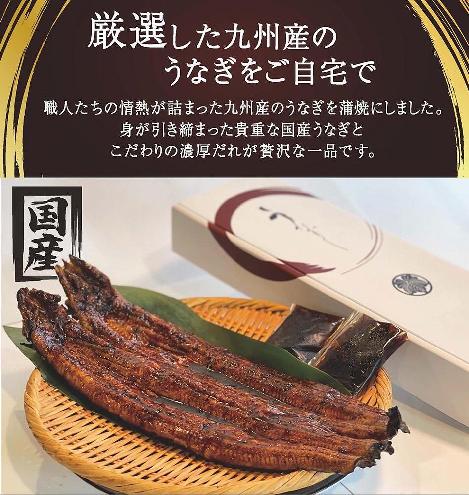 国産 うなぎ蒲焼 2尾 約350g