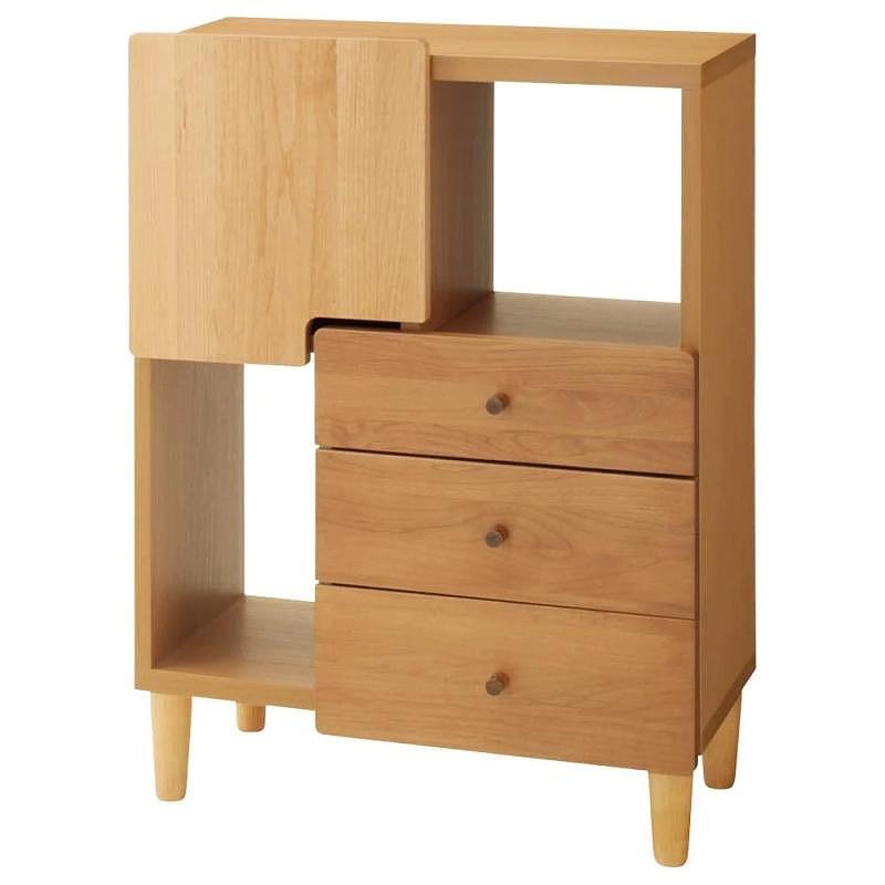 サイドボード　60 オスロ 標準タイプ　天然木　魅せる収納