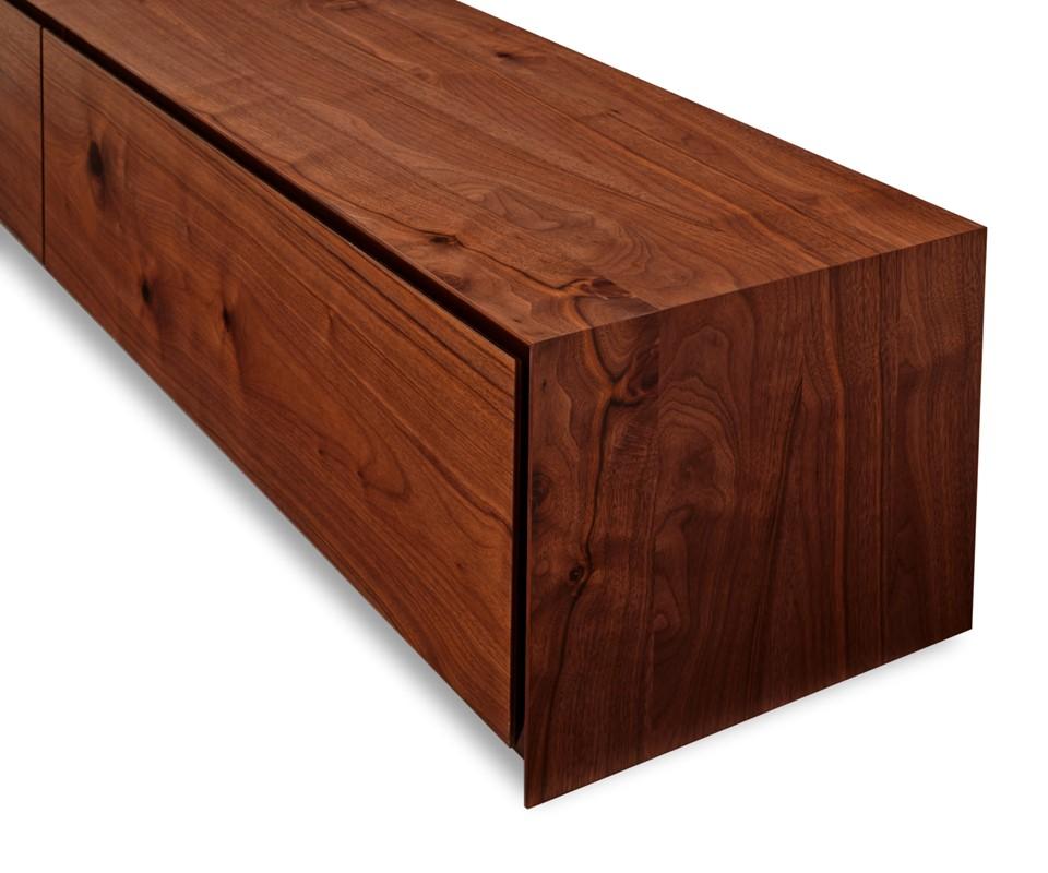 【開梱設置込み】TVボード テレビボード TV台 テレビ台 ウォールナット 幅160cm×奥行40cm×高さ35cm リモコン対応 シンプルデザイン リビングボード サイドボード ローボード 日本製 国産 免疫家具 大川家具 【表面材：ウォールナット】