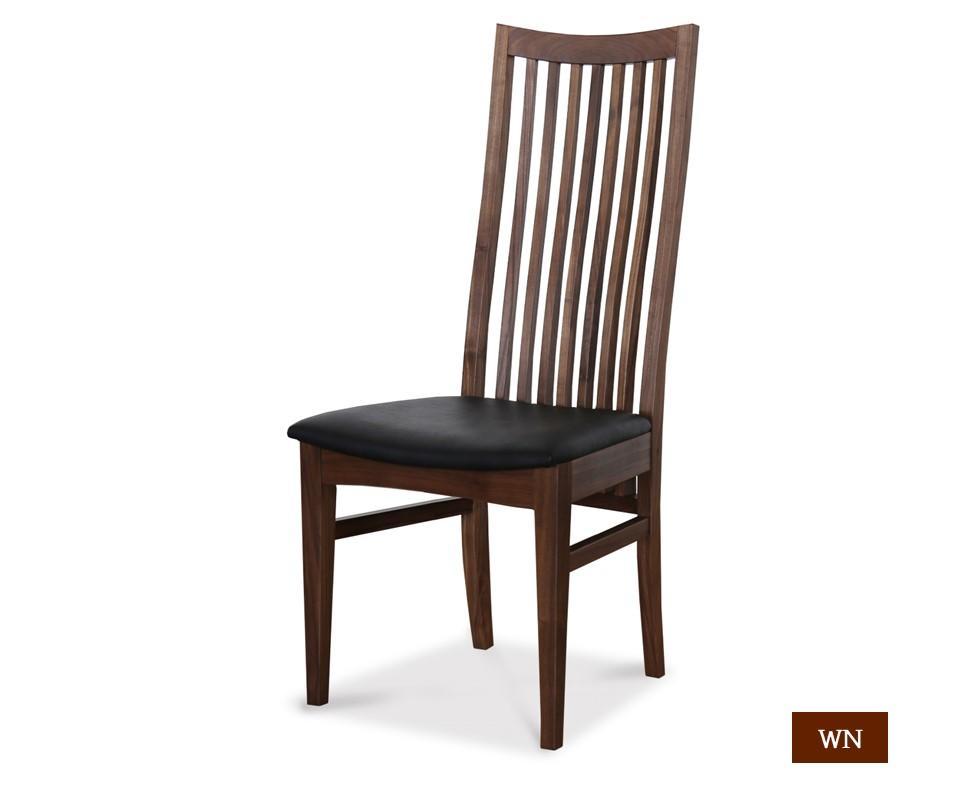 ダイニングチェア WN 完成品 ハイバックチェア チェア ウォールナット 免疫家具 国産 家具 大川