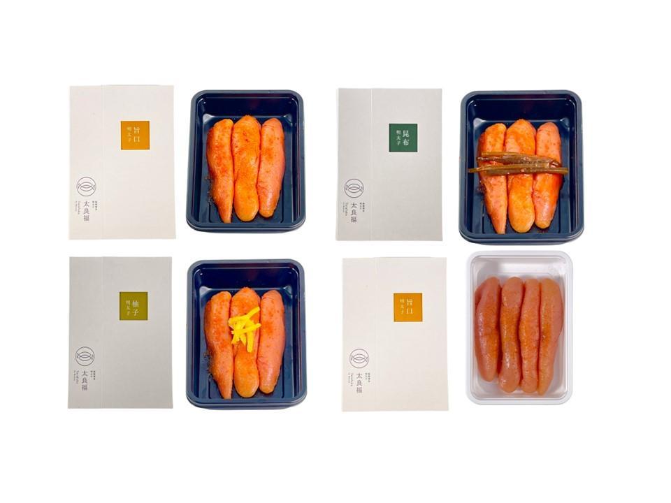 辛子明太子 食べくらべ4種セット(120g×4ヶ)＜旨口/昆布/柚子/出汁＞