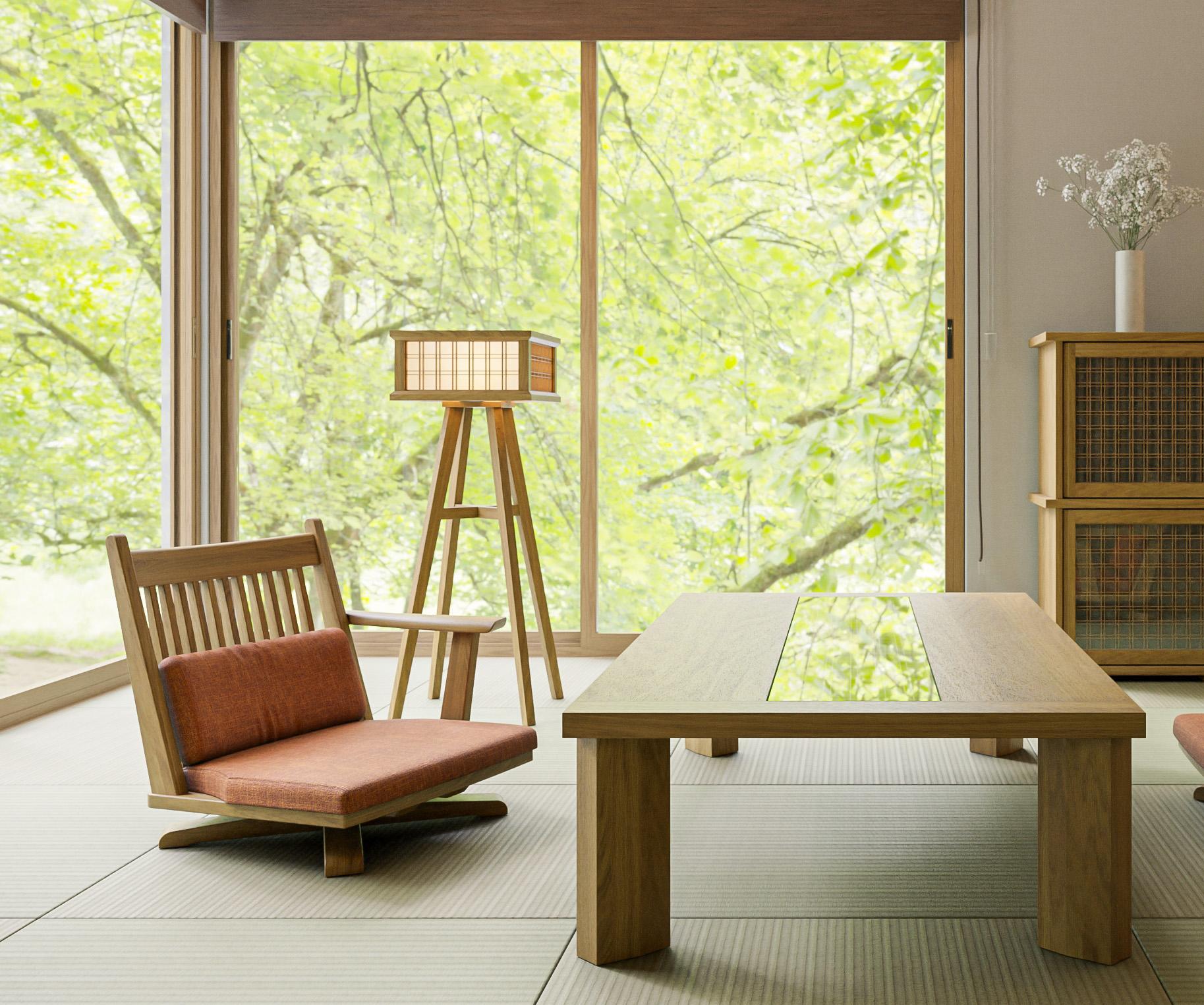 組子行燈 雅 3797/OAK