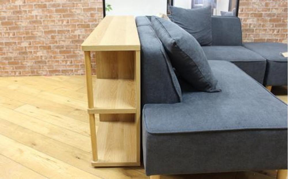 プラエ　180ソファバックシェルフ（ナチュラル）