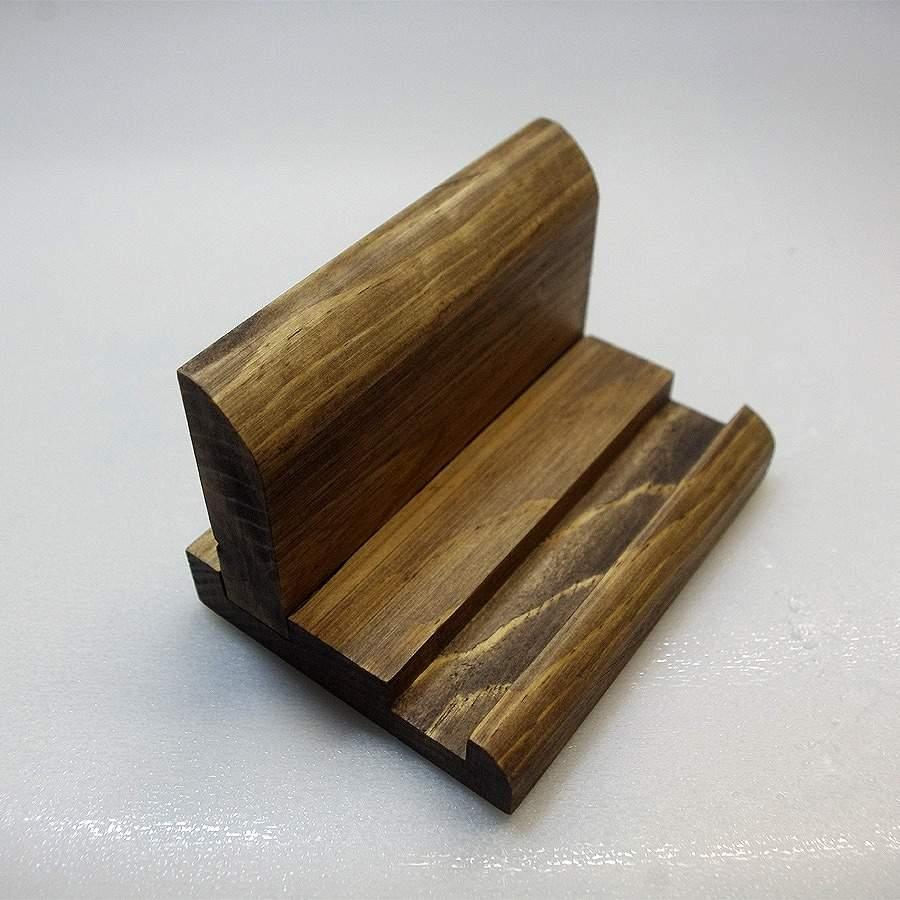 スマホスタンド ハンドブラウン色