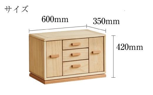 総桐鏡台「小さなつづら」（収納移動型）